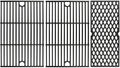 GRISUN Grill Grates for Pit Boss Austin XL, Rancher XL Wood Pellet Grills, Heavy Duty Cast Iron Grill Grids for Pit Boss 1000 Series Grills, 3 PCS