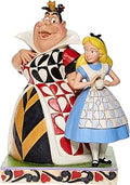 Enesco Disney Traditions by Jim Shore Alice in Wonderland and the Queen of Hearts Figurine, 8.25 Inch, Multicolor