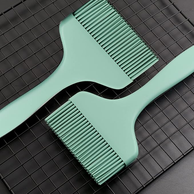 Basting Brush Silicone Pastry Baking Brushes Large Grill BBQ Sauce Marinade Meat Glazing Oil Brush Heat Resistant, Kitchen Cooking Baste Pastries Cakes Desserts, Dishwasher Safe 2Pack (2)