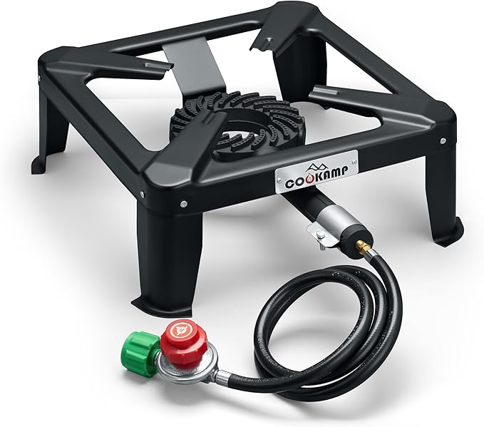 COOKAMP Propane Burner for Outdoor Cooking (Single Burner-Standard)