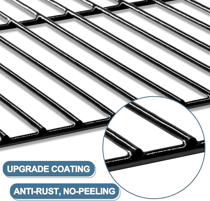 Adviace Replacement Grill Parts for Expert Grill XG10-101-002-02 3 Burner Gas Grill, Heat Tents Heat Plates & Burner Tubes & Cooking Grid Grate for 3 Burner Walmart Expert Grill Model XG10-101-002-02