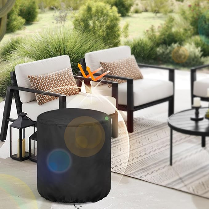 Fire Pit Covers for Ninja Fireside360 Outdoor Heater & Fire Pit, Waterproof FirePit Covers-22" D x 29" H