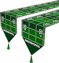 Wehhbtye 2 Pack Football Kitchen Table Runner - 12 x71 American Football Court with Tassels - Dresser Scarves for Dining Room Home Decor