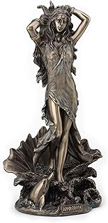 Veronese Design 11.5 Inch Aphrodite Rising from The Sea Greek Roman Goddess Antique Bronze Finish Statue