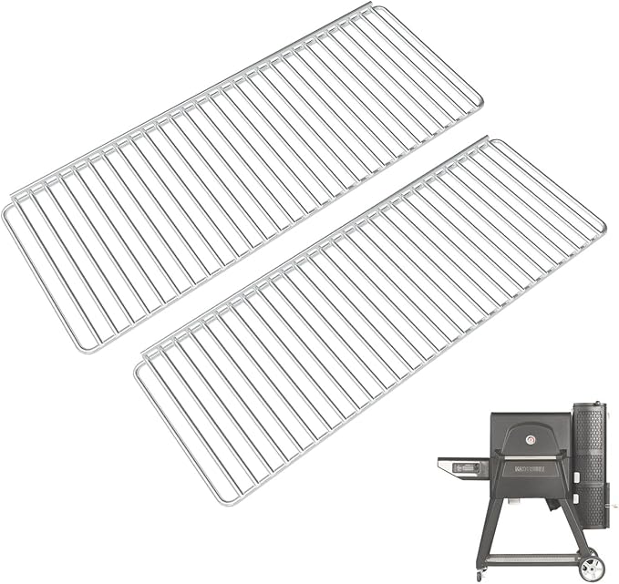 Grill Warming Rack Replacement for Masterbuilt Gravity Series 560 Digital Charcoal Grill and Smoker, Grill Holding Rack Accessories for Masterbuilt 560 Replacement Parts, Stainless Steel, 2PCS