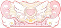 GeekShare Large Gaming Mouse Pad Kawaii Pink Non-Slip Rubber Back Mouse Pad Big Waterproof Desk Mat for Keyboard and Mouse Perfect for Gaming,or Home Office Work - Star Wings（Super Dense Cloth）