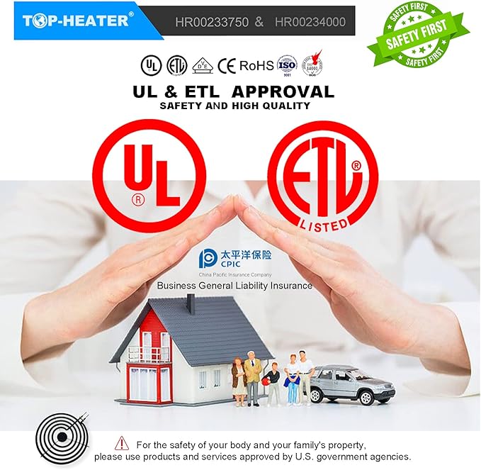 MP22YA Electric Range Burner Element Unit Set, Replacement for Hardwick & Kenmore & Maytag & Norge & Whirlpool Electric Range Stove, MP15YA（233750）6" 2Pack, MP21YA（234000）8" 2 Pack