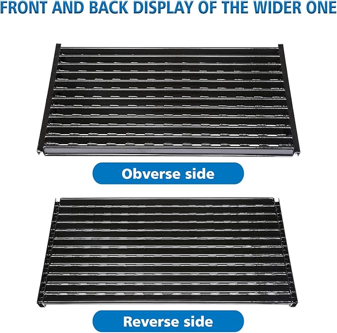 Grill Grates for Charbroil Performance Tru-Infrared 3 Burner 463370719 463371116 463280019 463371716 463633316 Porcelain-Enameled Cooking Grid Replacement for CharBroil G460-0500-W1 Emitter Plates