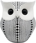 Owl Craft Statues Home Decor - White Owl Figurines, Animal Statue, Small Accents for Bedroom, Office, Garden, Bookshelf, TV Stand Decoration(White)
