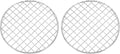uxcell 2 Pcs Round Cooking Rack, Dia 6.5 Inch Stainless Steel Grill Grate Cross Wire Barbecue Grill for Cooking Baking Air Fryer Racks, Silver