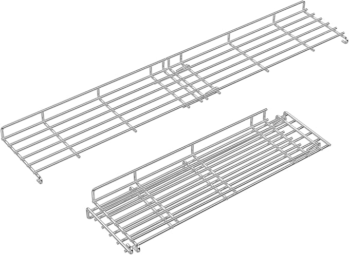 66045 Warming Rack for Weber Genesis II 400/II-S-410/II-SE-410 GS4 4-Burner Grill Accessory, Grill Parts for Weber Genesis II 400 Series, Foldable Stainless Steel Warming Rack for Genesis 66045