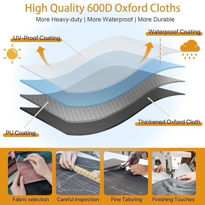 Griddle Carry Bag Fits 17 Inch & 22 Inch Grill Large 24" L x23 W x10 H Heavy Duty Waterproof Griddle Cover for Camping Picnic, Black