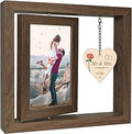EYITUPC Rotating Floating Mr & Mrs EST 2026 Picture Frame, Wedding Bridal Shower Gifts for Bride Newlywed Couples, Display 2 4x6