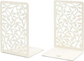 CNK Infinite Leaves Bookends - Metal Set of 2 for Heavy Books, Home Office & Decorative Book Stoppers