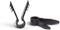THE CIMPLE CO Ethernet and Coaxial Cable Clips for Stucco, Drywall, Brick, Concrete - Push-in Wall Anchors for Wires - Indoor/Outdoor Coax Cable Clips - Pack of 50, Black