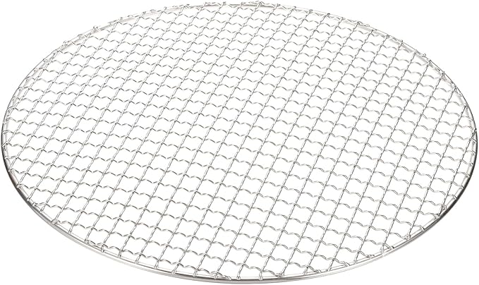 uxcell Stainless Steel Cooling Racks,13 Inch Round BBQ Grill Net Steaming Rack, Oven & Dishwasher Safe, for Baking Grilling Roasting Silver