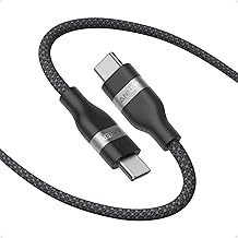 Anker Nano USB C Cable, 240W Flexible Multi-Color Braided Cord, Fast Charging Type C Charger for iPhone 17 Series, MacBook Pro and More (Black, 10ft)
