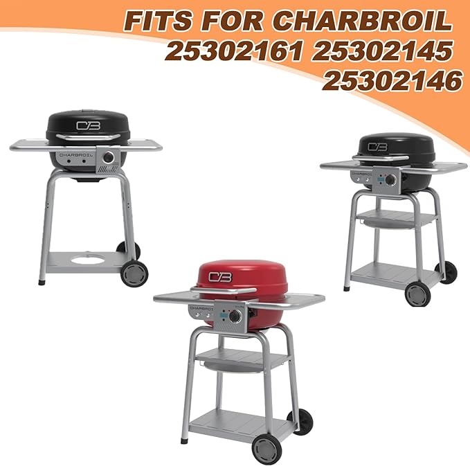 25302145 Foil Grease Tray Replacement Parts for Charbroil Bistro Pro 25302146 25302161 Electric Grill Parts, Aluminum Disposable Drip Pan Liners for Charbroil Bistro Pro Gas Grills, 20 Packs