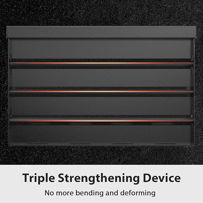Utheer 25" x 16" Nano-Ceramic Nonstick Griddle for Gas & Charcoal Grills – Universal Flat Top with Grease Groove, Reinforced Ridges & High Sidewalls, Perfect for Healthy Cooking, Parties & Camping