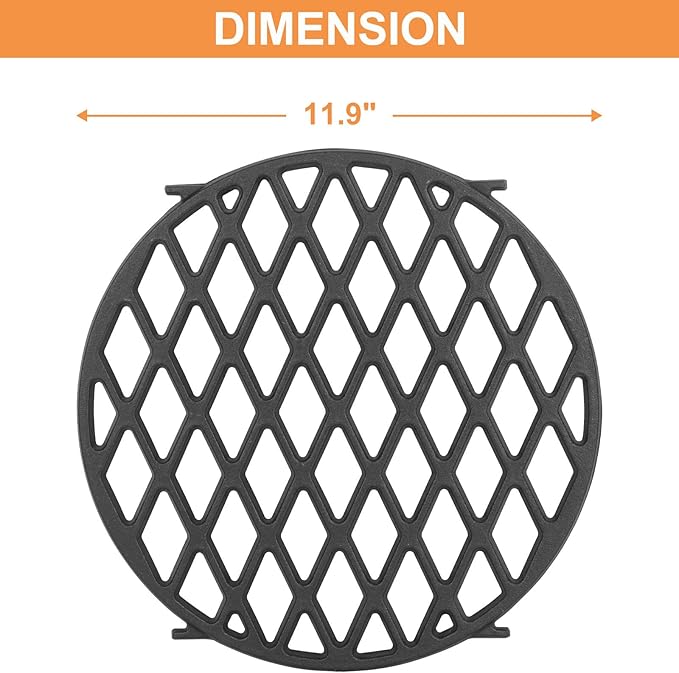 8834 65940 Sear Grate Insert for Weber Gourmet BBQ System Accessories, for Weber Genesis GS4 II Replacement Parts, Spirit & Summit, for Weber Charcoal Grills, for Weber Master-touch 22 & 22.5" Kettle