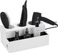 J JACKCUBE DESIGN Hair Tool Organizer Dryer Holder Hair Styling Accessories Organizer Bathroom Storage Countertop with 3 Holes(White) – MK154D
