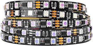 BTF-LIGHTING WS2811 IC RGB Addressable LED Strip Ultra Bright 5050 SMD RGB 60LED/m 20Pixels/m Multi-Colored Pixels Light Total 300LED 100Pixels 16.4FT 5m DC12V(No Adapter or Controller)