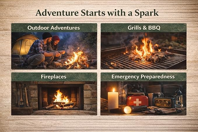 PeakSpark Natural Fire Starters – 100 Wax-Infused Wood Fiber Fire Starter Sticks for Camping, BBQ, Fire Pits, Fireplaces & Wood Stoves | Easy to Light, Smokeless, Long-Burning, Eco-Friendly.