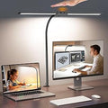 Syrinx Eye-Caring LED Desk Lamp, Modern Architect Desk Lamp with Gesture Switch/Wired Control, Ultra Bright Desk Light with Memory/Timer, 50 Adjustable Lighting Modes for Home Office Crafting Reading