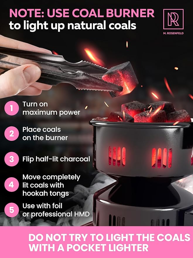 Ultra Density Hookah Charcoal Hookah Coals for Hookah Coconut – 84 pcs & 1.2 KG (2.6 lbs) – Premium Quality 25mm (1x1x1 in) – 100% Natural Coconut Coals for Hookah Cubes – NOT Quick Light
