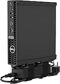 HumanCentric Mount Compatible with Dell OptiPlex Micro Form Factor Case, VESA, Under Desk and Wall Mount Fits MFF 3040, 3046, 3050, 3060, 3070, 3080, 5050, 5060, 5070, 7040, 7050, 7060, 7070, More