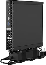 HumanCentric Mount Compatible with Dell OptiPlex Micro Form Factor Case, VESA, Under Desk and Wall Mount Fits MFF 3040, 3046, 3050, 3060, 3070, 3080, 5050, 5060, 5070, 7040, 7050, 7060, 7070, More