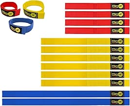 Quick-Straps by Wrap-It Storage - Assorted 12-Pack Multicolor - Hook and Loop Hose and Cable Organizers