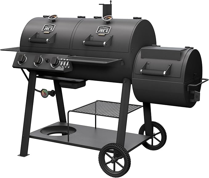Oklahoma Joe's Canyon Combo DLX Charcoal and Propane Gas Smoker & Grill - 24203005