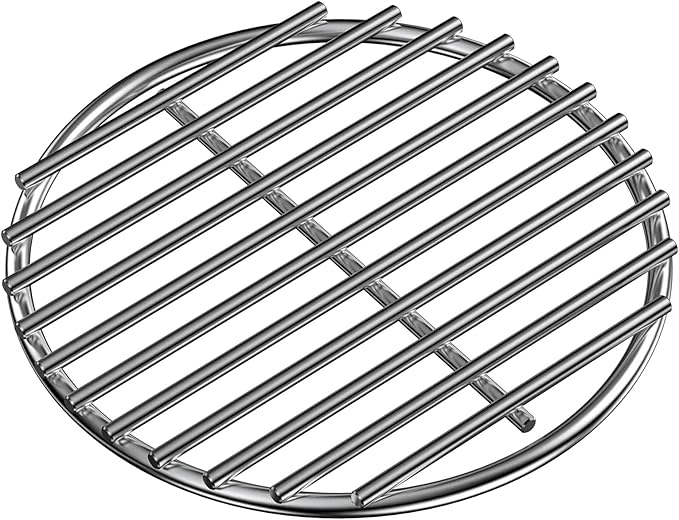 onlyfire Stainless Steel High Heat Charcoal Fire Grate Fits Large/MiniMax Big Green Egg Grill,9-Inch