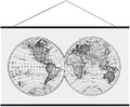 Landmass 36” Wide Magnetic Poster Frame, Poster Hanger - Wall Hanging Wooden Frame For Posters, Prints, Photos, Pictures, and Artwork - Black Frame For Scratch Off Map - 36x48 36x24 36x12 24x36 Frame