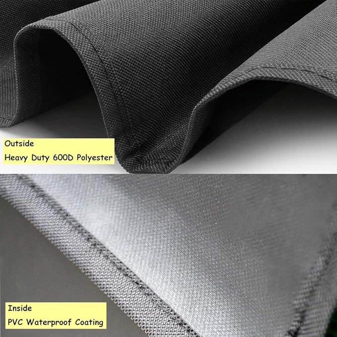 Waterproof BBQ Grill Cover, 600D Heavy Duty Polyester, UV & Snow Resistant, Fits for Blackstone 28 Inch Griddle & Camp Chef Flat Top Grill, 45" W x 23" D x 25" H, with Buckle Straps