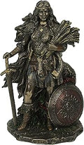 Veronese Design 8 5/8" Lady SIF The Norse Goddess of Earth and Family Resin Sculpture Bronze Finish