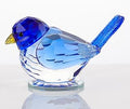 Arikyrist Crystal Handmade Blue Bird Gifts for Bird Lovers Women Men, Art Glass Birds Collectible Figurines for Desk Table Home Decoration