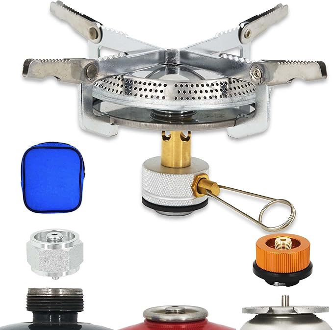 Multi-Fuel Propane/Butane/ISO-Butane 3 in 1 Small Camping Stove For Outdoor Cooking