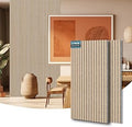 AKUMAX 2 Pack Acoustic Panels,Wood Slat for Wall and Ceiling-Art Acoustic Foam Panels 96x24Inches 3D Wall Panels High Density Sound Dampening Panels (Classic Oak, 2pcs-24in*48in)