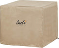 BALI OUTDOORS 32 Inch Square Patio Fire Pit Table Cover, Heavy Duty, Waterproof and Weather Resistant Oxford Fabric Cover, Brown