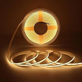 DC 24V COB LED Strip Light, 32.8ft(10M) 3120LEDs CRI 93+ Uniform Glow Flexible LED Tape Lights 3000K for Indoor DIY Bedroom Kitchen Home Decor(No Power Supply)