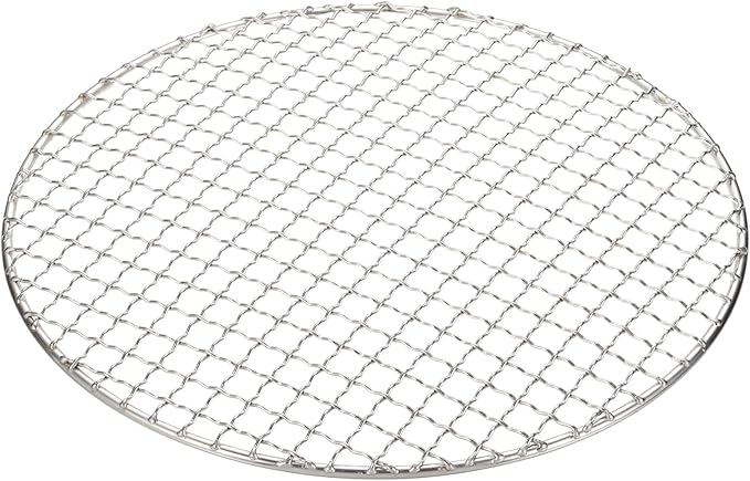 uxcell Stainless Steel Cooling Racks,11 Inch Round BBQ Grill Net Steaming Rack, Oven & Dishwasher Safe, for Baking Grilling Roasting Silver