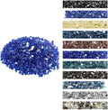 VEVOR Fire Glass, 20 lbs, Cobalt Blue, 1/2 Inch High-Temperature Resistant Reflective Glass Rocks, Smokeless Fire Pit Stones for Outdoor Table & Landscaping