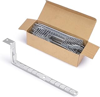 SIHAI Stud Wall Cable Support Clamps (100-Pack) - Galvanized Steel Electrical Brackets & Conduit Management System, Wall-Mounted Solution for Industrial/Residential Wiring Projects