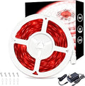 20 FT Red Led Lights Strip for Bedroom Home Party Office Rope Lights Tape Light Easy DIY Cuttable Strip Lights for Baby Room Bathroom Living Room Ceiling Wall Vanity Mirror