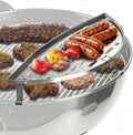 Patented Movable Warming Rack for 22 Inch Kettle Grill 304 Stainless Steel BBQ Warming Grid Compatible with Weber, Nexgrill, Napoleon and Other 22" Kettle Charcoal Grills