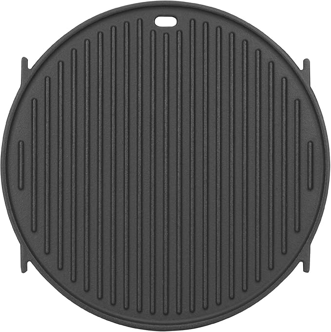 8834 65171 Griddle for Weber Gourmet BBQ System Sear Grate, for 22'' Weber Original Kettle Premium/Charcoal Grill Accessories, 22" Smokers, for Kettle Charcoal Grill Grate 22 inch, Cast Iron