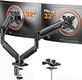 ErGear Dual Monitor Arm, Full Adjustable Monitor Mount for 13–32″ Screens, Fast Install Computer Monitor Stand with Tool-Free VESA Mount, Max Load 19.8 lbs, Max VESA 100x100mm
