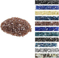 VEVOR Fire Glass, 10 lbs, Copper, 1/4 Inch High-Temperature Resistant Reflective Glass Rocks, Smokeless Fire Pit Stones for Outdoor Table & Landscaping